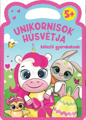 Nalepovačky, vystrihovačky, skladačky Unikornisok húsvétja