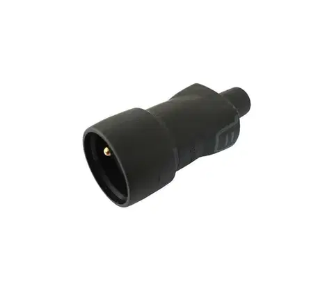 Predlžovacie káble Legrand 50446 - Zásuvka gumová 2P+T 16A/250V IP44 čierna 50446