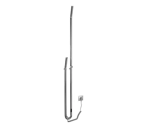 Svietidlá Sapho - Elektrický sušiak na uteráky s časovačom DUOPASSO 45W 170x12 cm lesklý chróm ER730