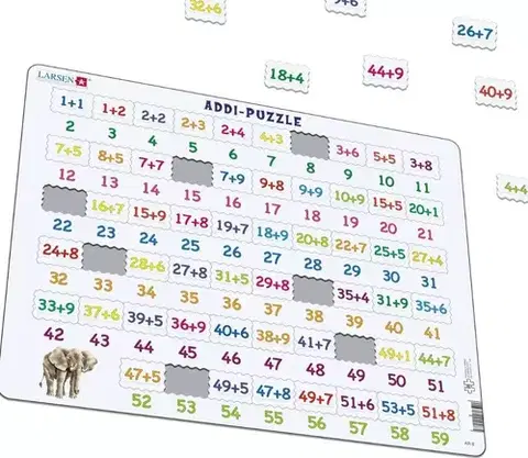 LARSEN puzzle Larsen Puzzle Puzzle Sčítanie Larsen AR8-ZZ
