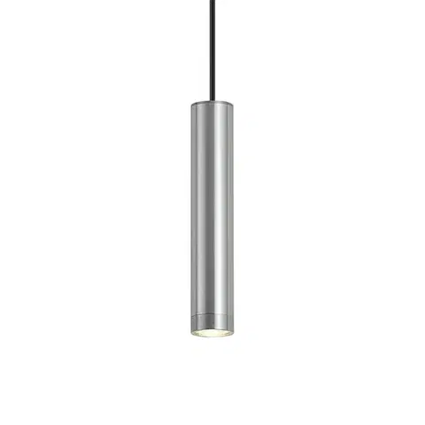 Závesné svietidlá Dizajnové závesné svietidlo Gunmetal GU10 50mm IP44 - Tuba