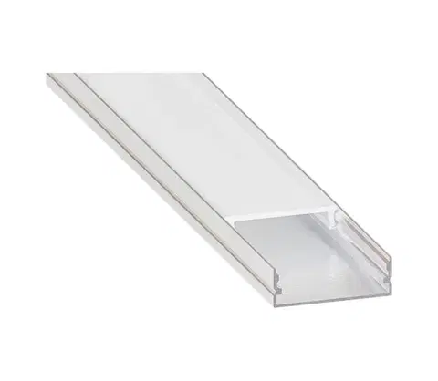 LED osvetlenie SmartLED Zapustený profil pre LED pásy 1 m strieborný/biely 7540