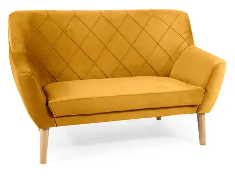 Pohovky a gauče Pohovka KIER 2 VELVET buk Signal
