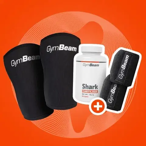 Bandáže na cvičenie GymBeam Neoprénová bandáž na koleno Conquer  L