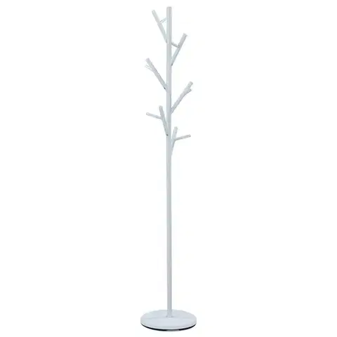 Nemý sluha Kovový vešiak 83766-02A WT Liam, biela mat, 170 cm
