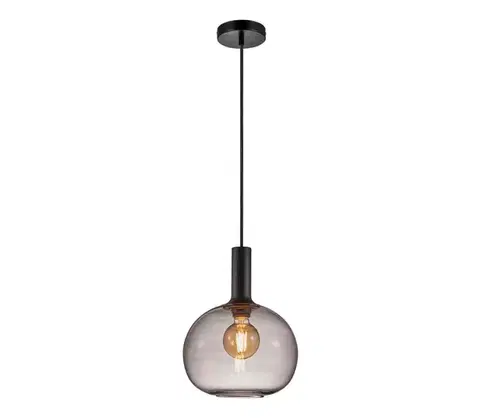 Svietidlá Nordlux - Luster na lanku ALTON 1xE27/60W/230V čierna 47313047