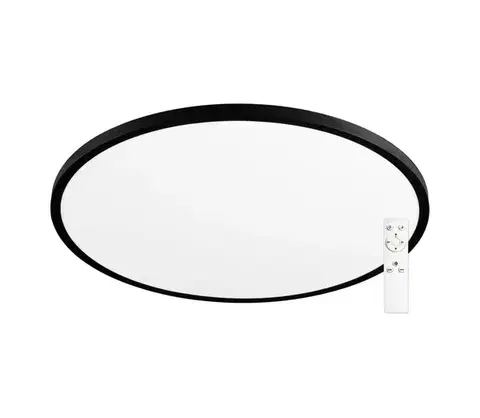 Svietidlá Top Light - LED Stmievateľné stropné svietidlo REVIT LED/70W/230V pr. 75 cm čierna Revit 80C RC