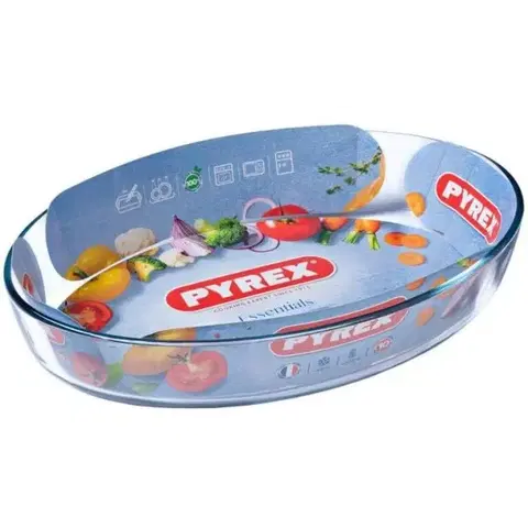 Pekáče a zapekacie misy PYREX Pekáč oválny, 35x24x6cm, 3,1L, sklo číre PYREX