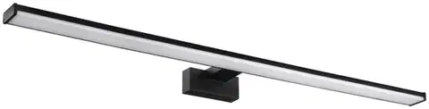 Doplnky do kúpeľne SAPHO - CHICAGO MAX LED svietidlo, 780x120, 15W, 230V, IP44, plast, čierna mat AU473