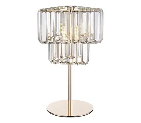 Lampy Zuma Line T0496-01G-F7AC - Stolná lampa HELIOS 1xG9/33W/230V zlatá T0496-01G-F7AC