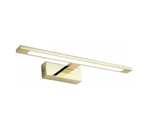Kúpeľňové zrkadlá Zuma Line W89443-12W-GD - LED Osvetlenie zrkadla ALTER LED/12W/230V IP44 zlatá W89443-12W-GD