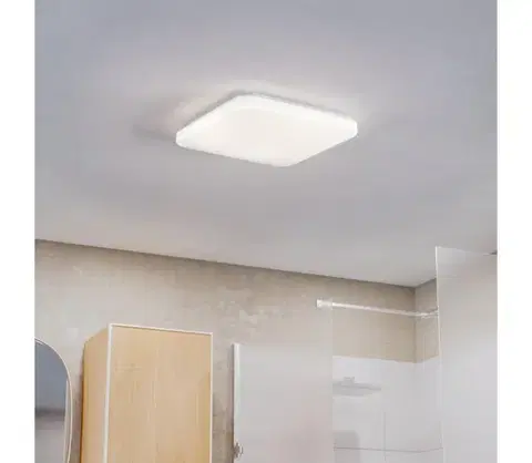 Svietidlá Eglo 902076 - LED Kúpeľňové stropné svietidlo FRANIA LED/18W/230V 33x33 cm IP44 902076