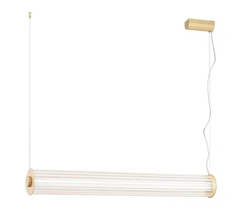 Svietidlá Argon 8627 - LED Luster na lanku HAMPTON LED/60W/230V 3000K 80 cm mosadz 8627