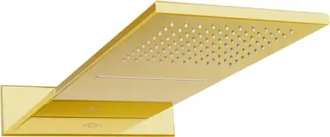 Sprchy a sprchové panely MEXEN - Vodopád hlavová sprcha slim 50x22 cm Gold 79190-50