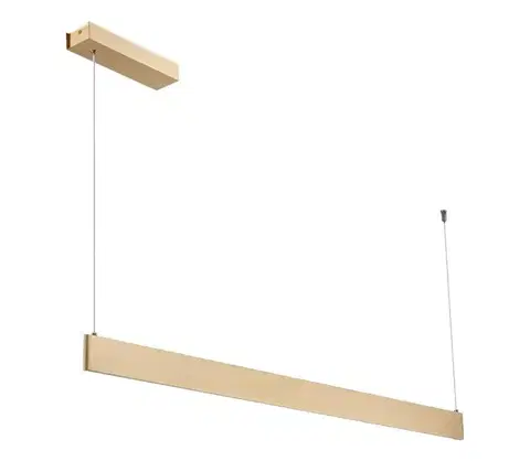 Svietidlá  LED luster na lanku LINEA LED/36W/230V 3000/4000/5700K CRI 90 zlatý ML1785