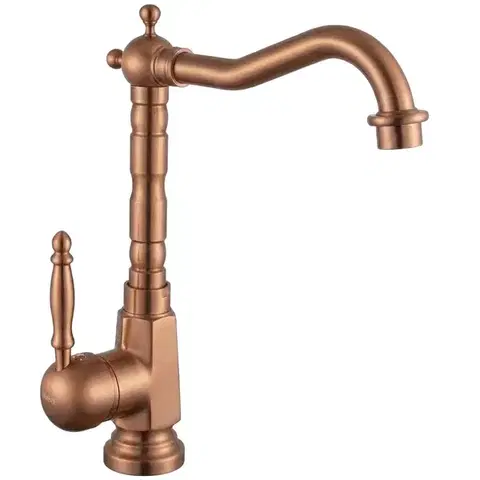 Kúpeľňové batérie REA - Umývadlová batéria Bona Brush Copper vysoká REA-B6528