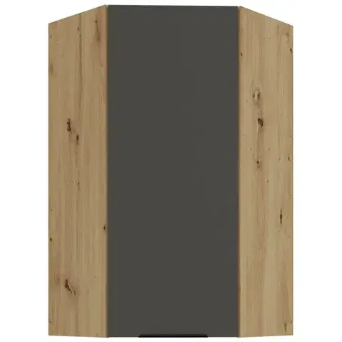 Kuchynské skrinky visiace Kuchynská skrinka Aria-Gr/Ar Anti Fingerprint 60x60 Gn-108 1f (45°)