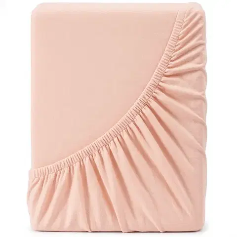 Plachty 4Home jersey prestieradlo Lycra púdrová, 140 x 200 cm