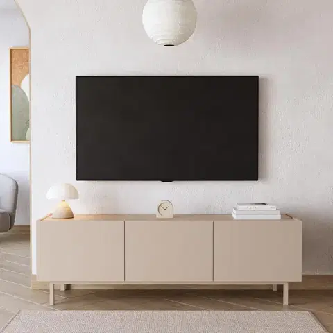 TV stolíky DREAM TV stolík na nožičkách, sepet/béžová