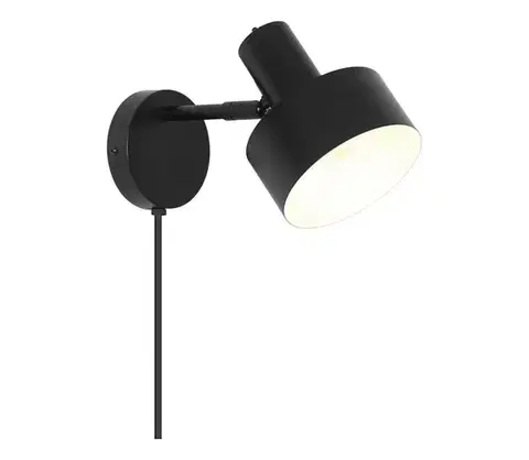 Svietidlá Nordlux - Nástenné svietidlo MATIS 1xE27/15W/230V čierna 2512201003