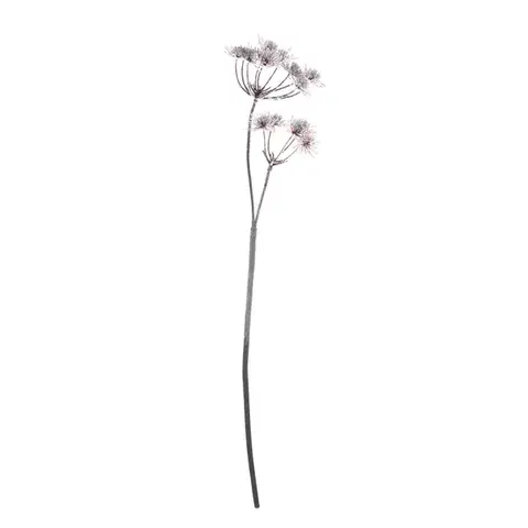 Vianočné dekorácie Vetvička Thistle white 100cm