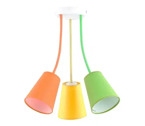 Svietidlá  luster na tyči WIRE COLOUR 3xE27/60W/230V 2106