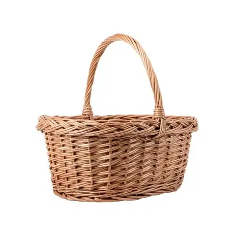Nákupné tašky a košíky Kinekus Košík prútený 8 42x28xH16 cm HH33 cm mix