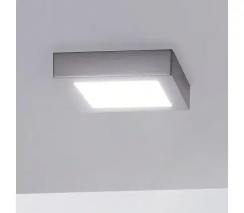 Svietidlá Eglo 78215 - LED stropné svietidlo FUEVA LED/10,9W/230V 17x17 cm matný chróm 78215