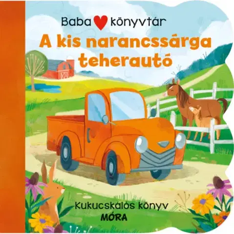 Leporelá, krabičky, puzzle knihy Babakönyvtár - A kis narancssárga teherautó