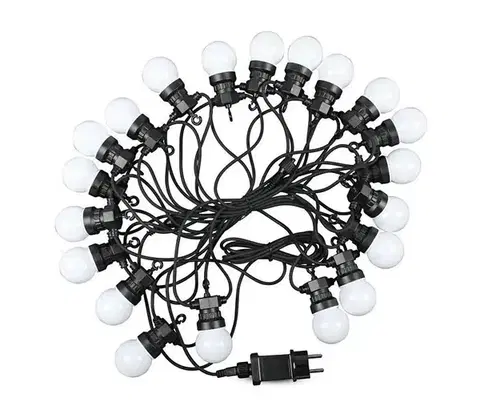 LED osvetlenie  LED Vonkajšia reťaz STRING 10m 20xLED/0,5W/230V IP44 6000K 217440