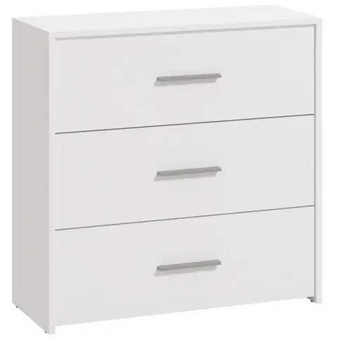 Komody do spálne Komoda Garona 3f Biely 11011946