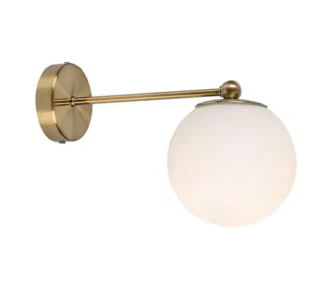 Svietidlá Rabalux 71081 - Nástenné svietidlo KIARA 1xE27/35W/230V zlatá 71081