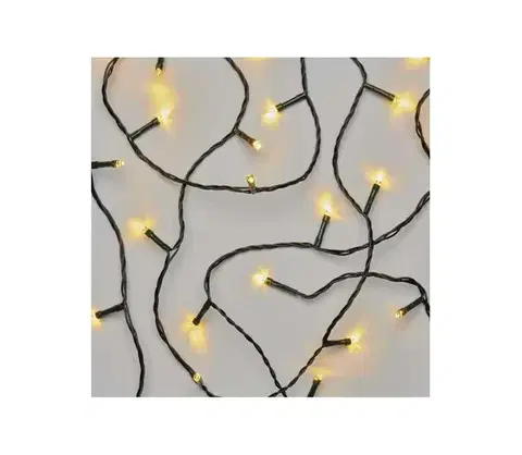 LED osvetlenie  LED vonkajší svetelný reťazec 80xLED/3xAA 6,1m IP44 teplá biela D4FW02