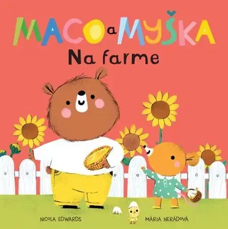 Leporelá, krabičky, puzzle knihy Maco a myška 3: Na farme - Nicola Edwards,Mária Nerádová,Ester Demjanová