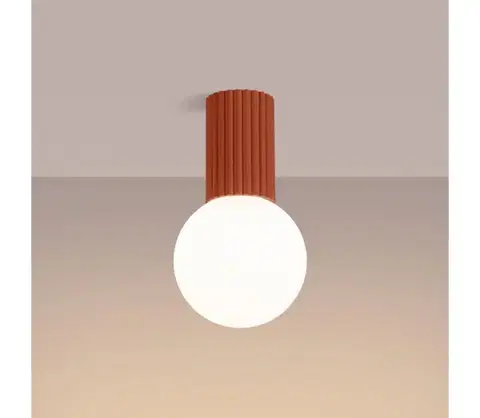 Svietidlá  SL.1728 - Kúpeľňové stropné svietidlo HALO 1xG9/8W/230V IP44 oranžová SL.1728