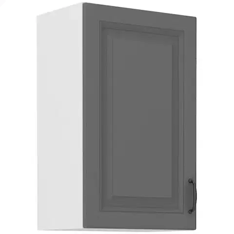 Kuchynské skrinky visiace Kuchynská skrinka Stilo dustgrey/biely 45g/72 1f