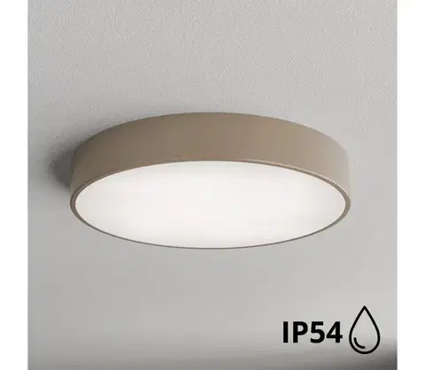 Svietidlá BRILAGI - Kúpeľňové stropné svietidlo CLARE 4xE27/24W/230V pr. 50 cm IP54 béžová 8590828611547