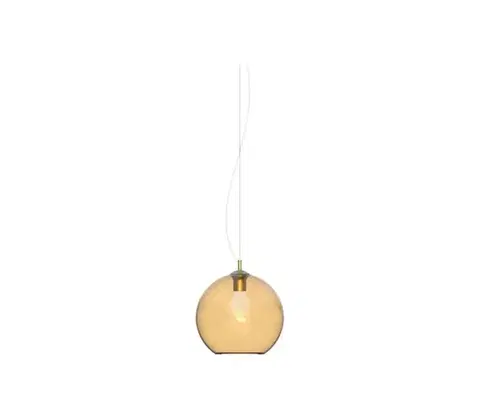 Svietidlá Ideal Lux - Luster na lanku NEMO 1xE27/42W/230V pr. 20 cm béžová 339047