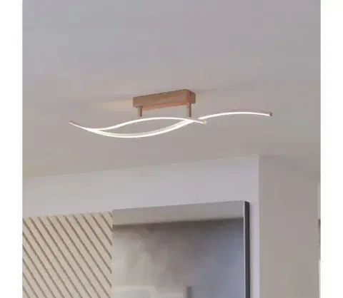 Svietidlá Eglo 901211 - LED Stropné svietidlo GRISOLIA LED/12W/230V 4000K béžová 901211