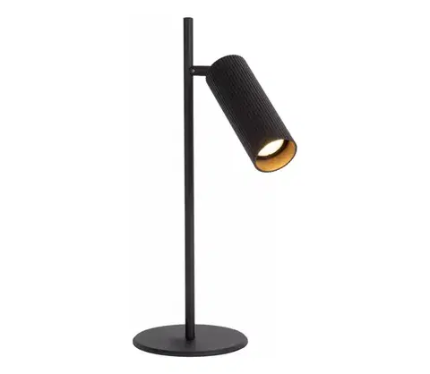 Lampy Lucide 09539/01/30 - Stolná lampa CLUBS 1xGU10/40W/230V čierna 09539/01/30