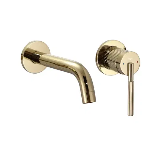 Kúpeľňové batérie REA - Podomietková batéria Argon Gold + BOX REA-B7809