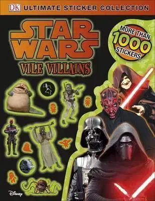 Nalepovačky, vystrihovačky, skladačky Star Wars Vile Villains Ultimate Sticker Collection