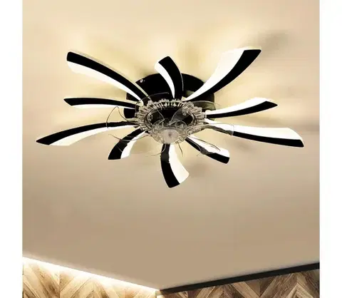 Ventilátory BRILAGI-LED stmievateľné svietidlo s látorom LED/50W/230V 3000-6500K čierne WF-OSD-022-BLK