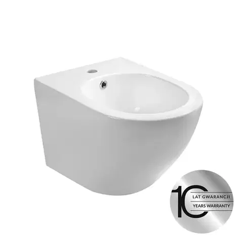 Bidety Laveo - Desna - závesný bidet s otvorom pre batériu a skrytým upevnením VBD_600C