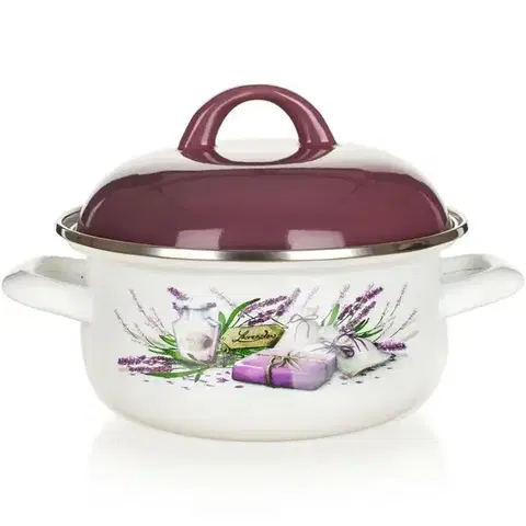 Hrnce Banquet LAVENDER smaltovaný kastrol 20 cm, pr. 20 cm