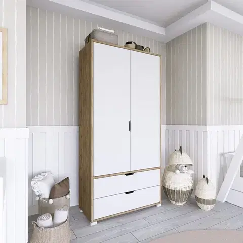 Šatňové skrine Šatníková skriňa 90 Cm 1600-015