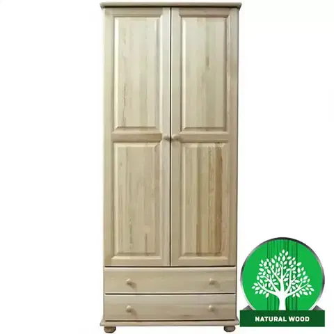 Šatníkové skrine Skriňa 85 cm borovice