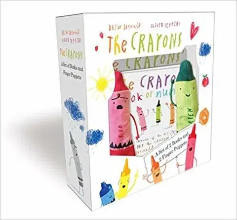 V cudzom jazyku The Crayons - A Set of Books and Finger Puppets - Drew Daywalt,Oliver Jeffers