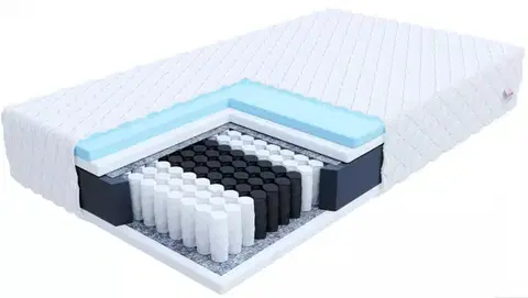 Antialergické matrace FDM Taštičkový matrac  ENNA Jersey | 180 x 200 cm