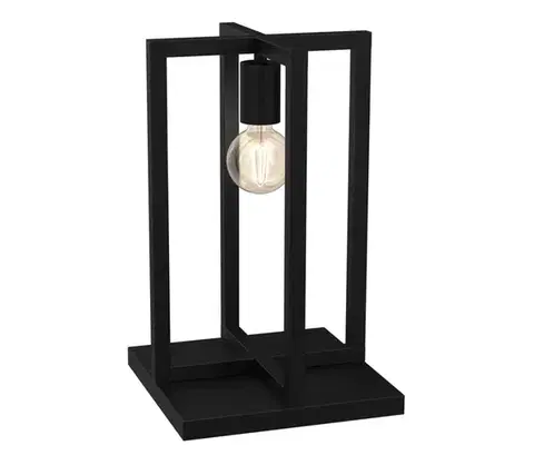 Lampy  Stolná lampa ARNOLD 1xE27/60W/230V čierna MLP8565